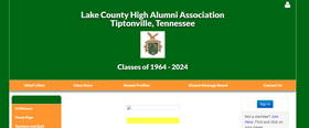 Lake County High Alumni Association Tiptonville, Tennessee